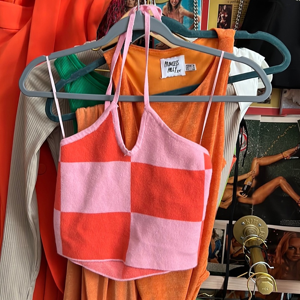 Brand new worn once knit halter top